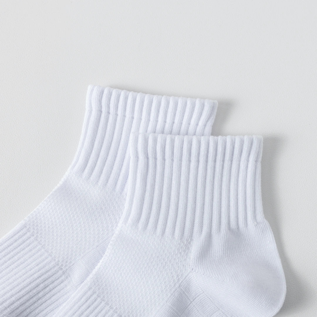 "Titan Mesh" Big & Tall Men's Ankle Socks - product photo showing breathable mesh comfort
