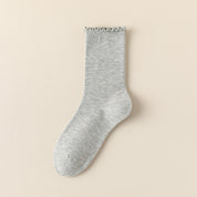 Soft Wool Ruffle Crew