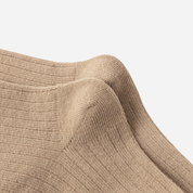 Kid's Neutral Ribbed Crew Socks 5 - Pairs - Weavasocks