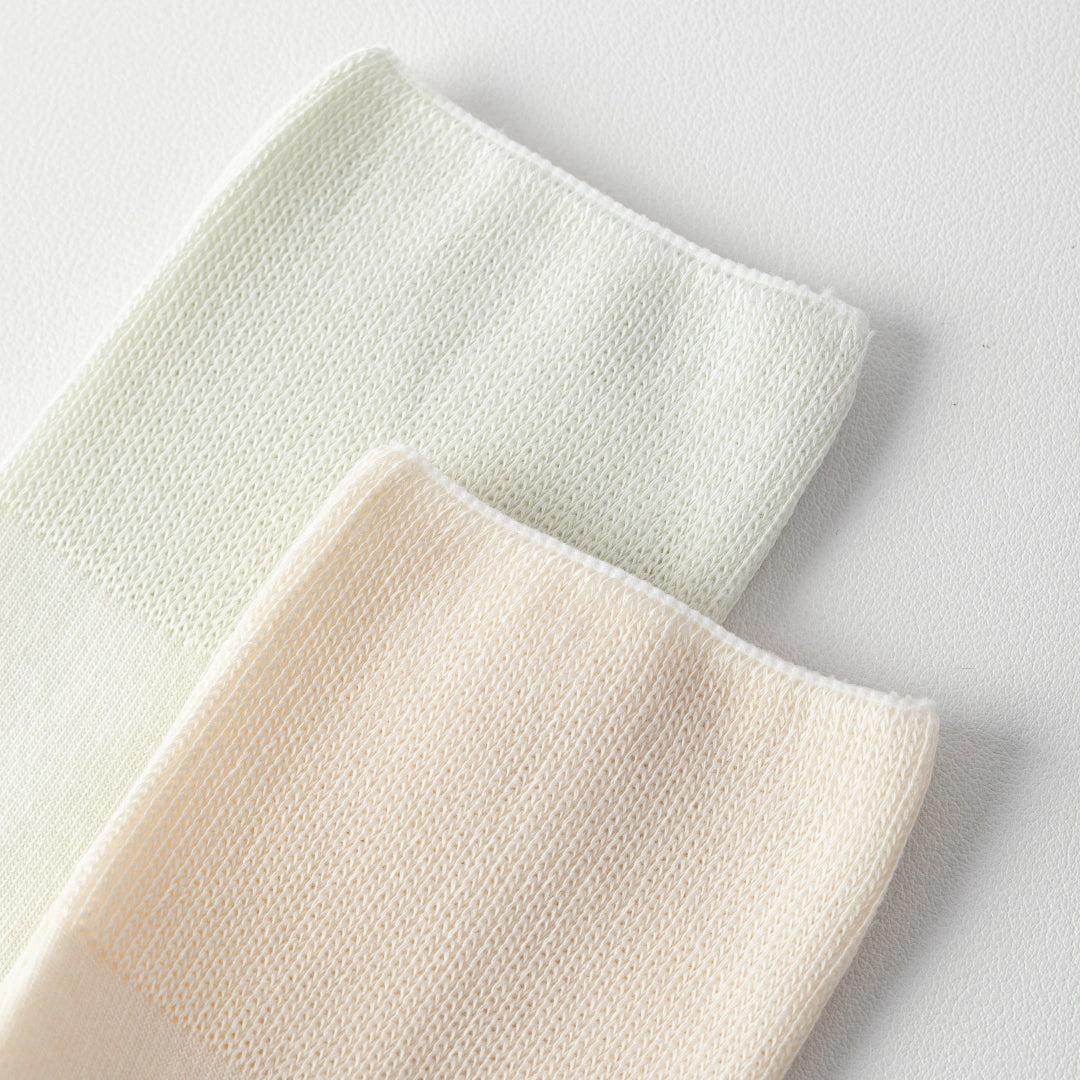 Women's 99% Cotton Ultra-Thin Non-Binding Summer Socks - product photo showing soft cotton comfort