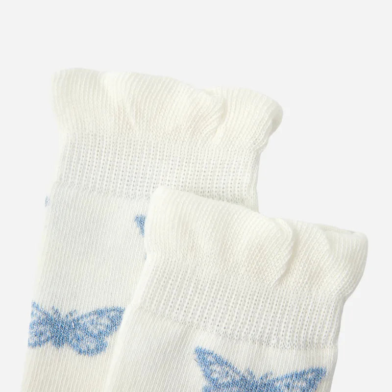 Kid's Girls' Sweet Preppy Ruffle Socks - 3 Pairs