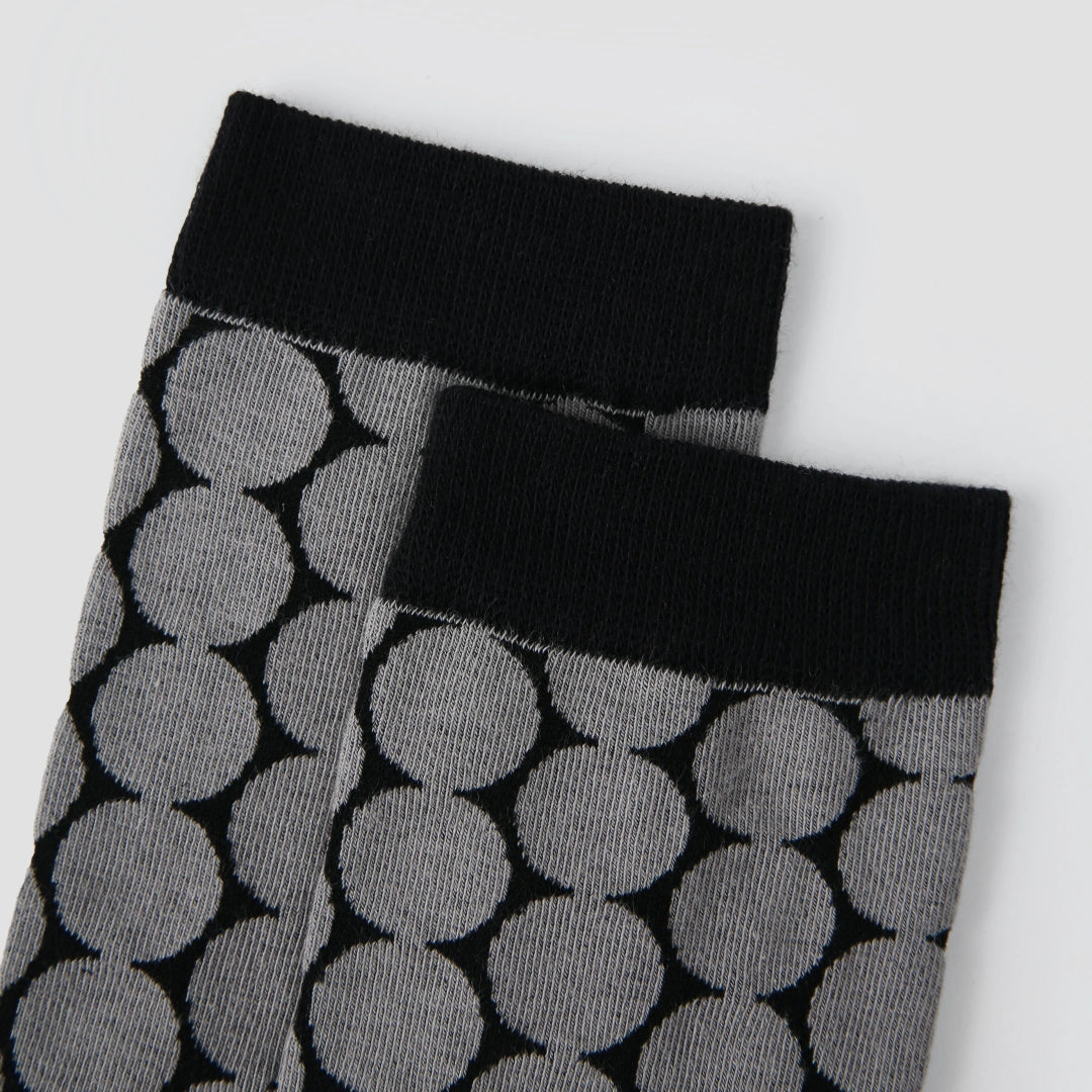 Women's Geometric Mesh Crew Socks (3-Pack) - sock set showing breathable mesh comfort