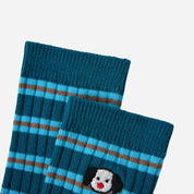 Kid's Earthy Tones Patterned Socks - 4 Pairs