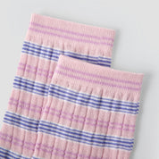 Women's Ombré Stripe Mesh Socks (3-Pack) - sock set showing breathable mesh comfort