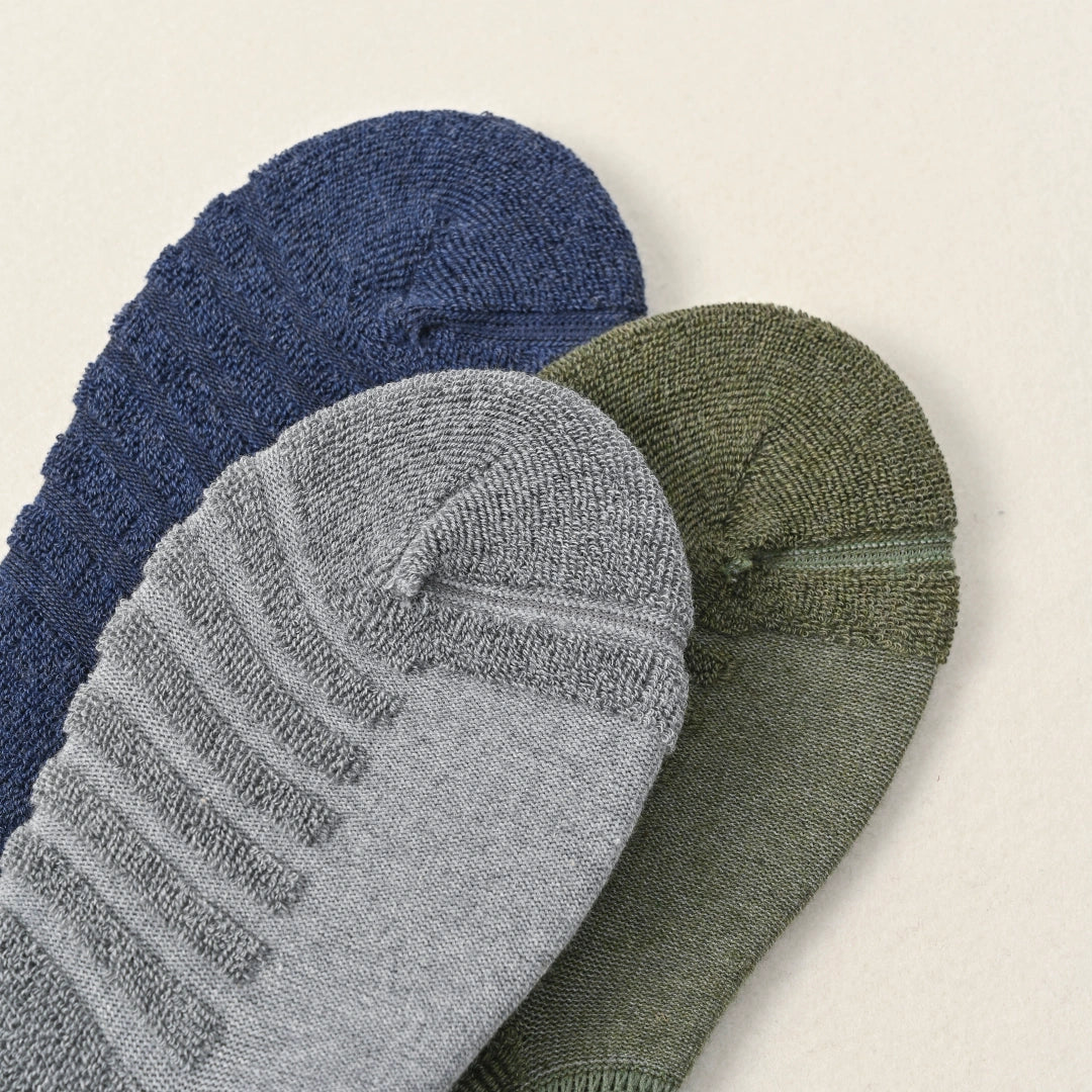 Men's 92% Cotton Cushioned Invisible Socks
