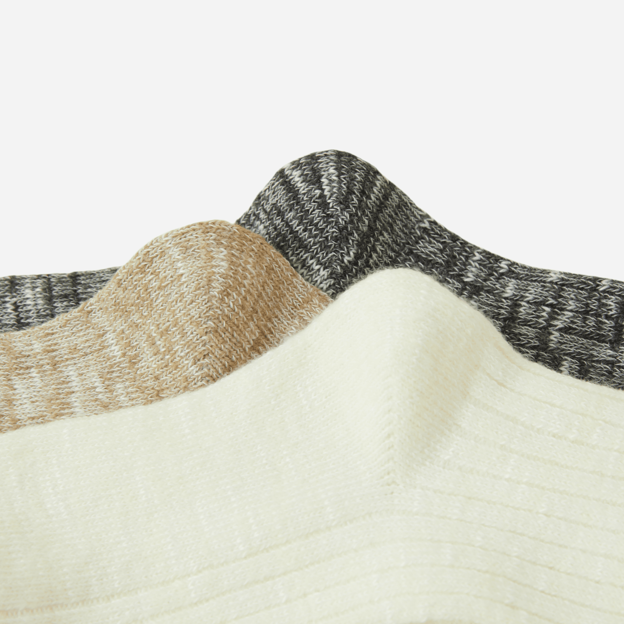 Women's Luxe Merino-Silk Ribbed Socks  - Single Pair
