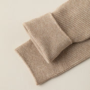 Ribbed Cotton Knee Highs