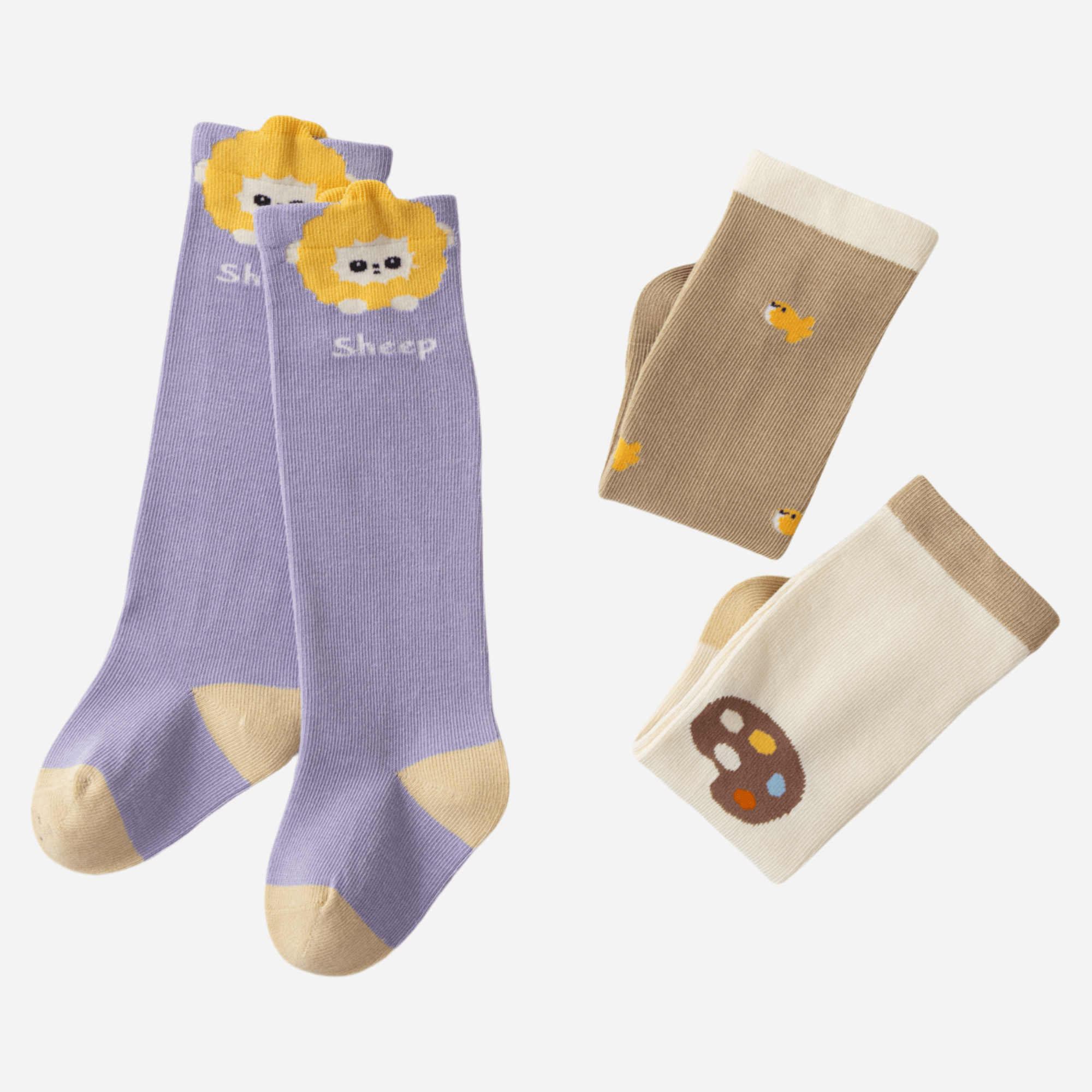 Babies The Little Artist Knee-Highs-3 pack - Weavasocks