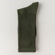 Men's 92% Cotton Ribbed Tall Crew Socks