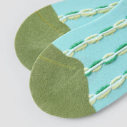 Patterned No-Show Socks