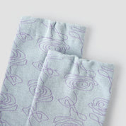 Women's Artistic Floral Mesh Crew Socks (3-Pack) - sock set showing breathable mesh comfort