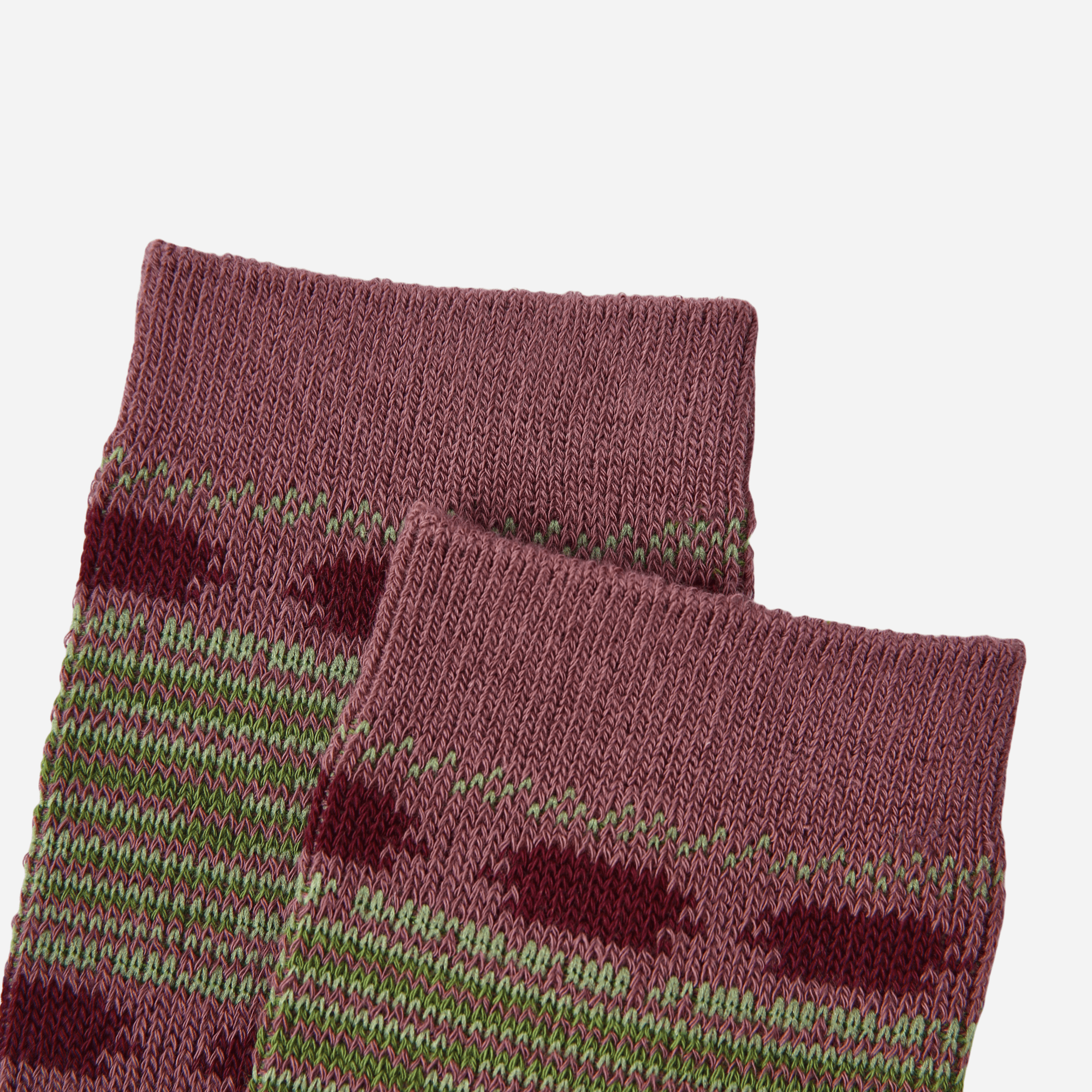 Women's Retro Geometric Crew Socks - 3 pairs - Weavasocks