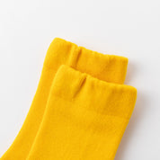 Baby’s Vibrant Candy Rolled Cuff Socks 4-Pack