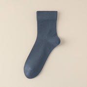 Men's 65% Modal & Mulberry Silk Blend Business Socks