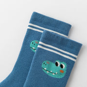 Baby’s Cozy Winter Terry Crew Socks Crocodile 3- Pack