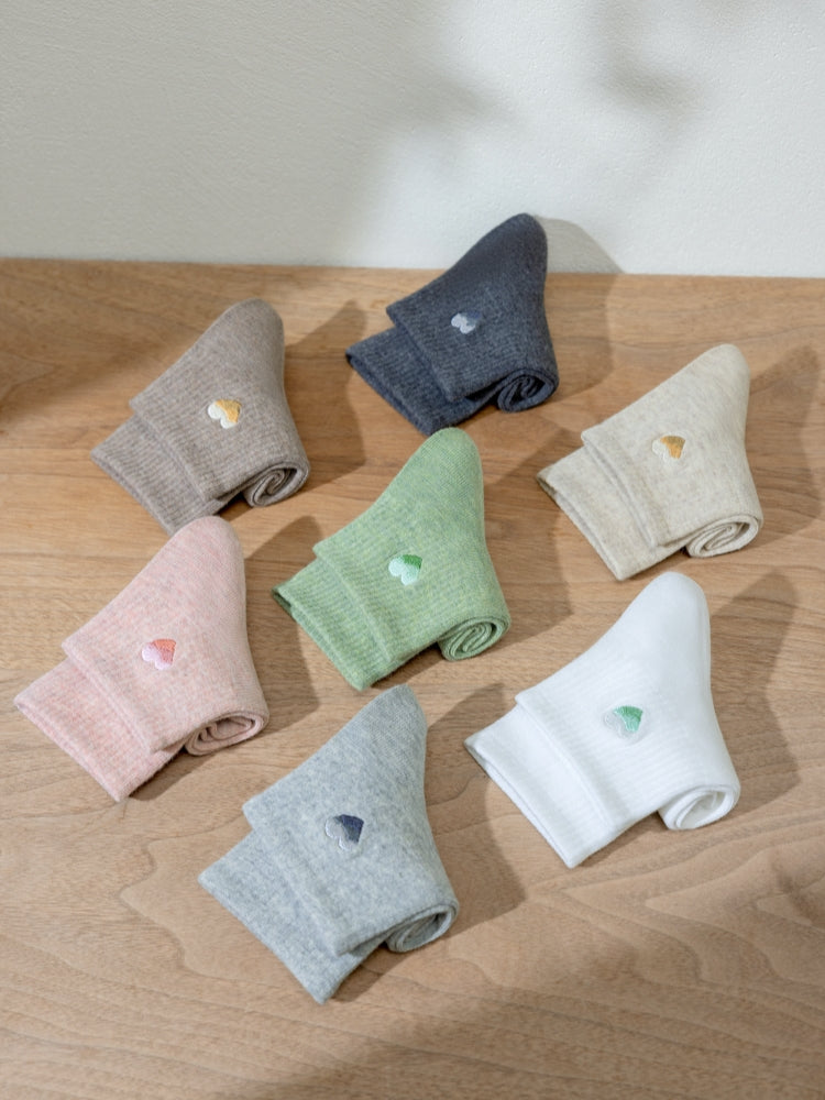 Women's Dopamine Heart Ankle Socks-1 Pack