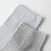 Men's 98% Cotton Ultra-Thin Non-Binding Ankle Socks - product photo showing soft cotton-rich comfort
