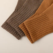 Men's Heather Terry Cushion 92% Cotton Quarter Socks - product photo showing cushioned comfort