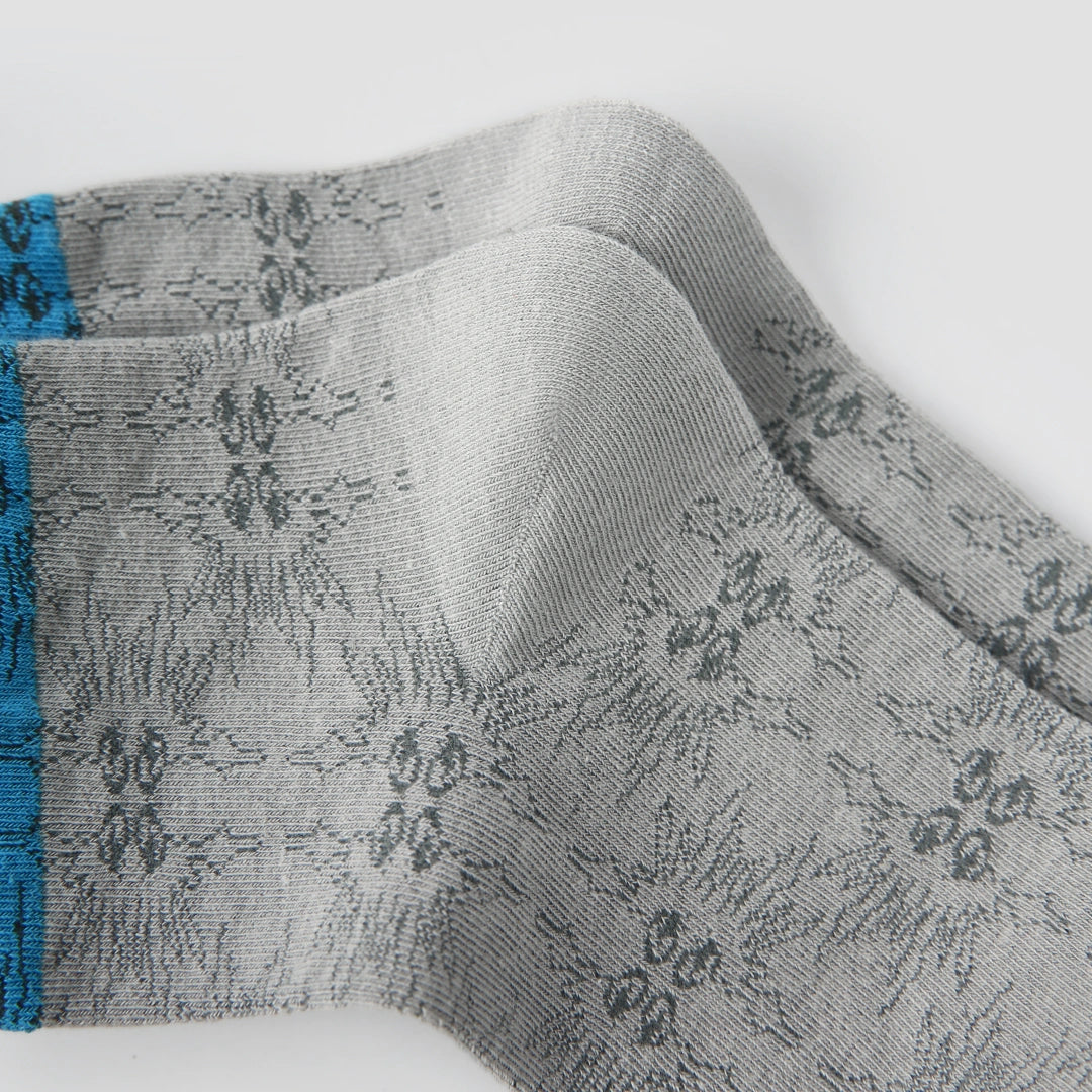 "Urban Muse" 3D Textured Ankle Socks 3-Pack