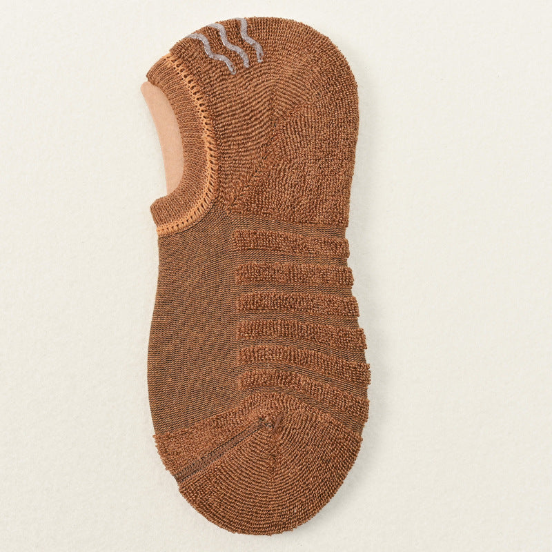 Men's 92% Cotton Cushioned Invisible Socks