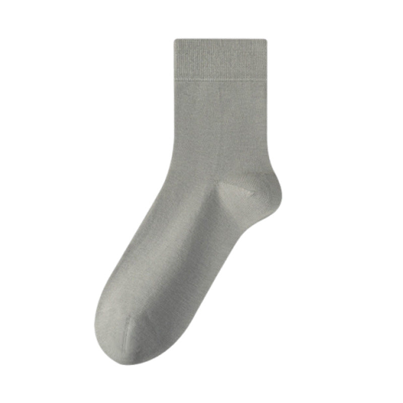 Men's 98% Premium Cotton Business Crew Socks