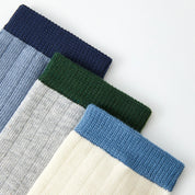 Kid‘s Premium 97% Cotton Ribbed Socks 5-Pack