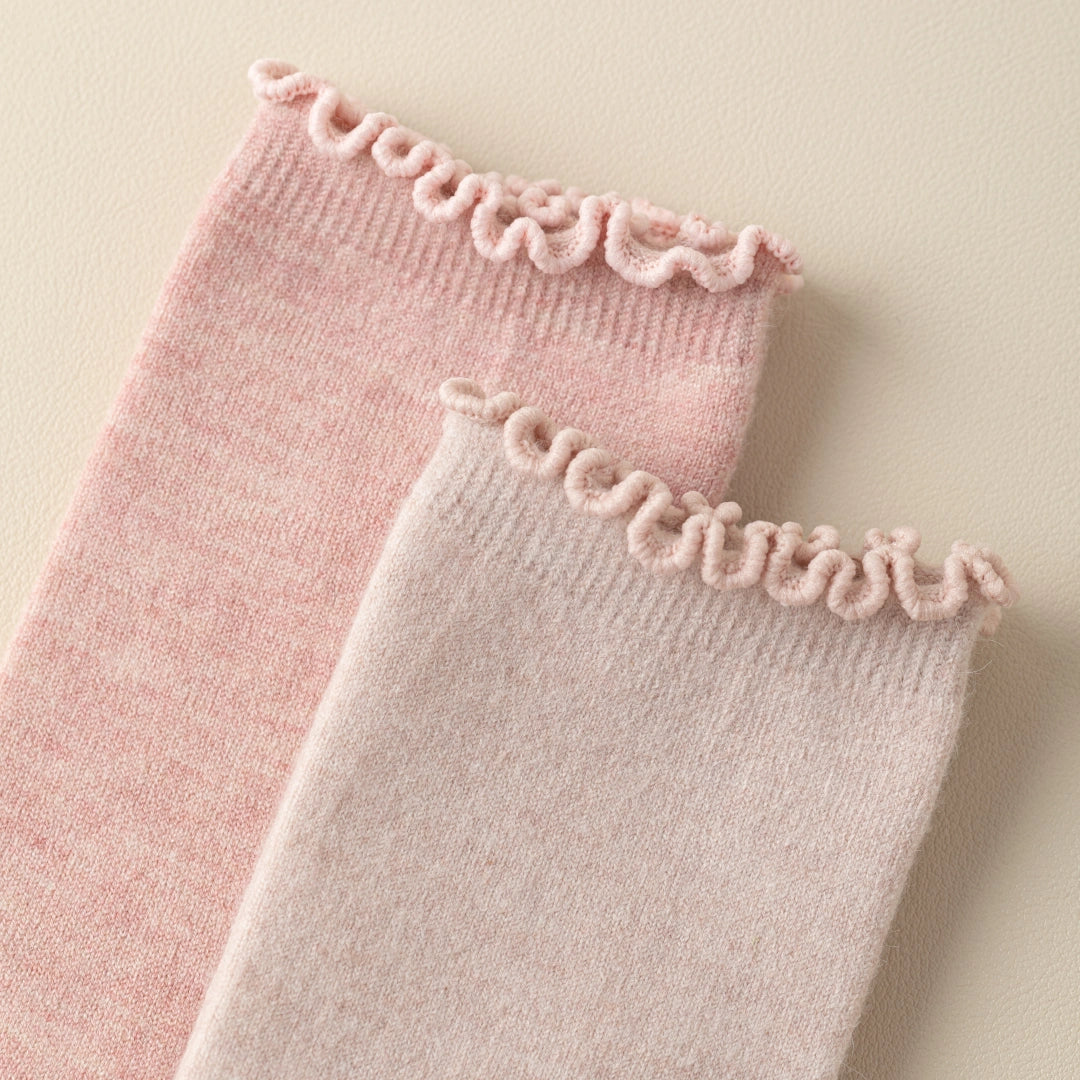 Soft Wool Ruffle Crew