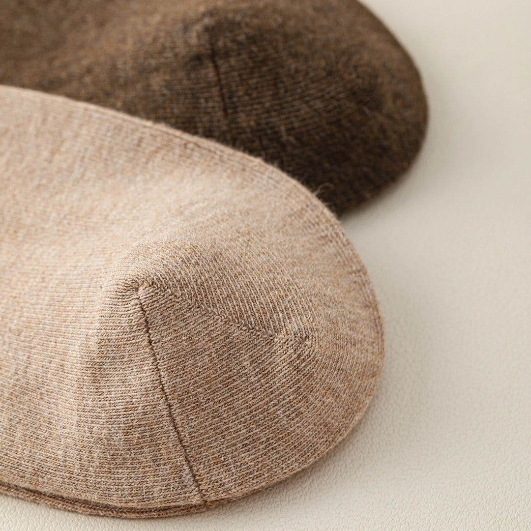 Men's Heathered 98% Cotton Loose Top Socks