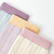 97% Cotton Ribbed Crew Socks 5-Pack