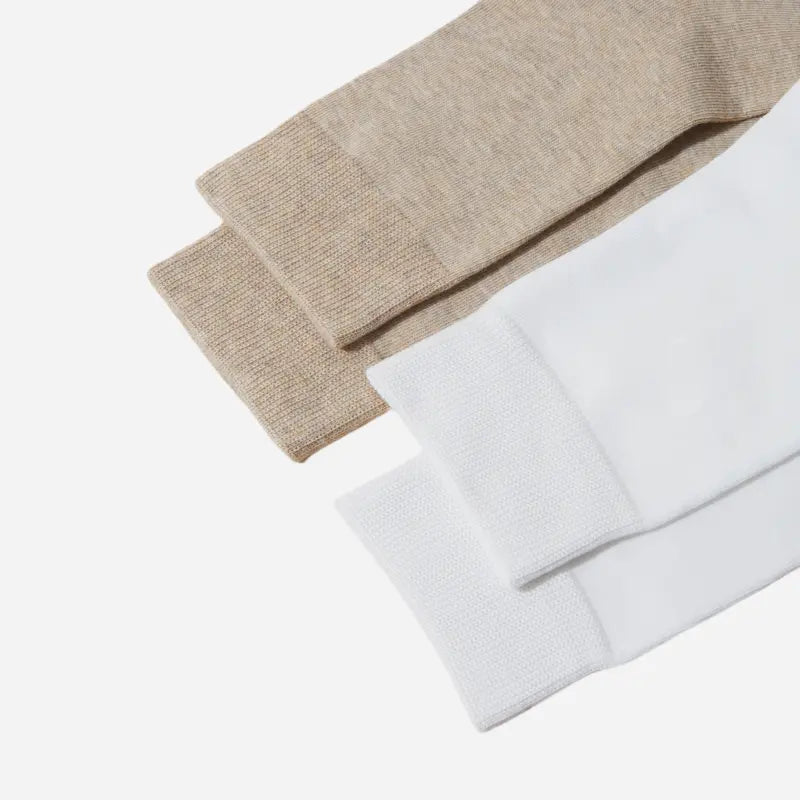 Men's Fine-Knit Heathered Cotton Socks