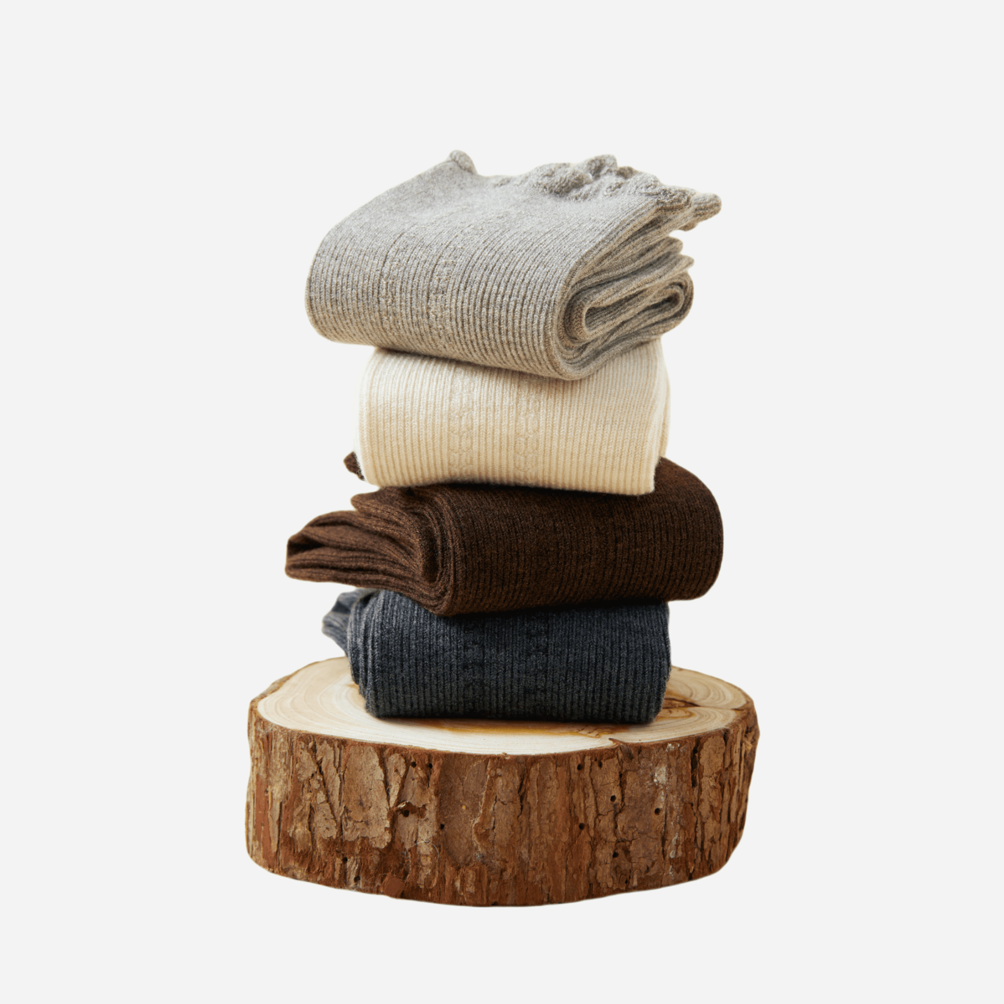 Women's Dainty Wool & Silk Knit Socks - Single Pair