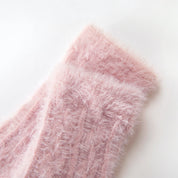 Baby’s Winter Marshmallow' Mink Velvet Fuzzy Crew