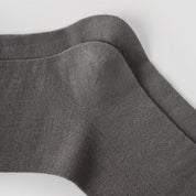 Women's Sheer Ruffle Cuff Socks - detail photo showing seamless stretch comfort
