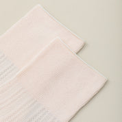 "Breezy Stretch" Ultra-Thin Mesh Quarter Socks - product photo showing breathable mesh comfort