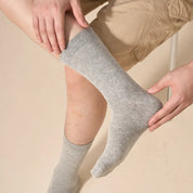 Men's Smooth-Knit Heathered Crew Socks