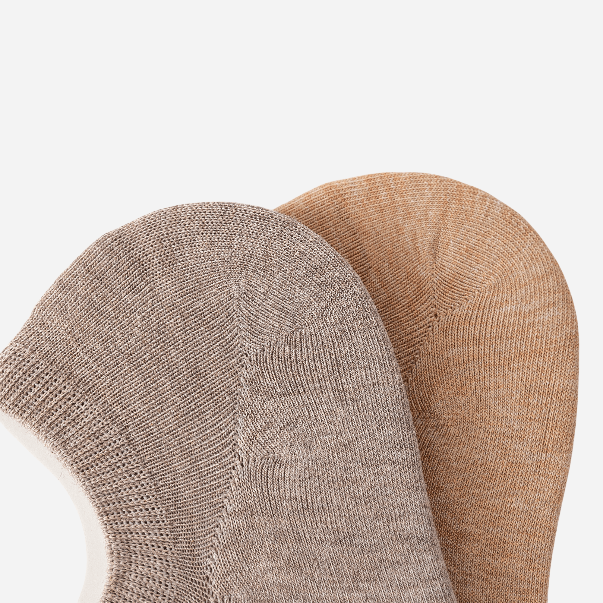 Women's Non-Slip Combed Cotton No-Show Socks - 6 Pairs