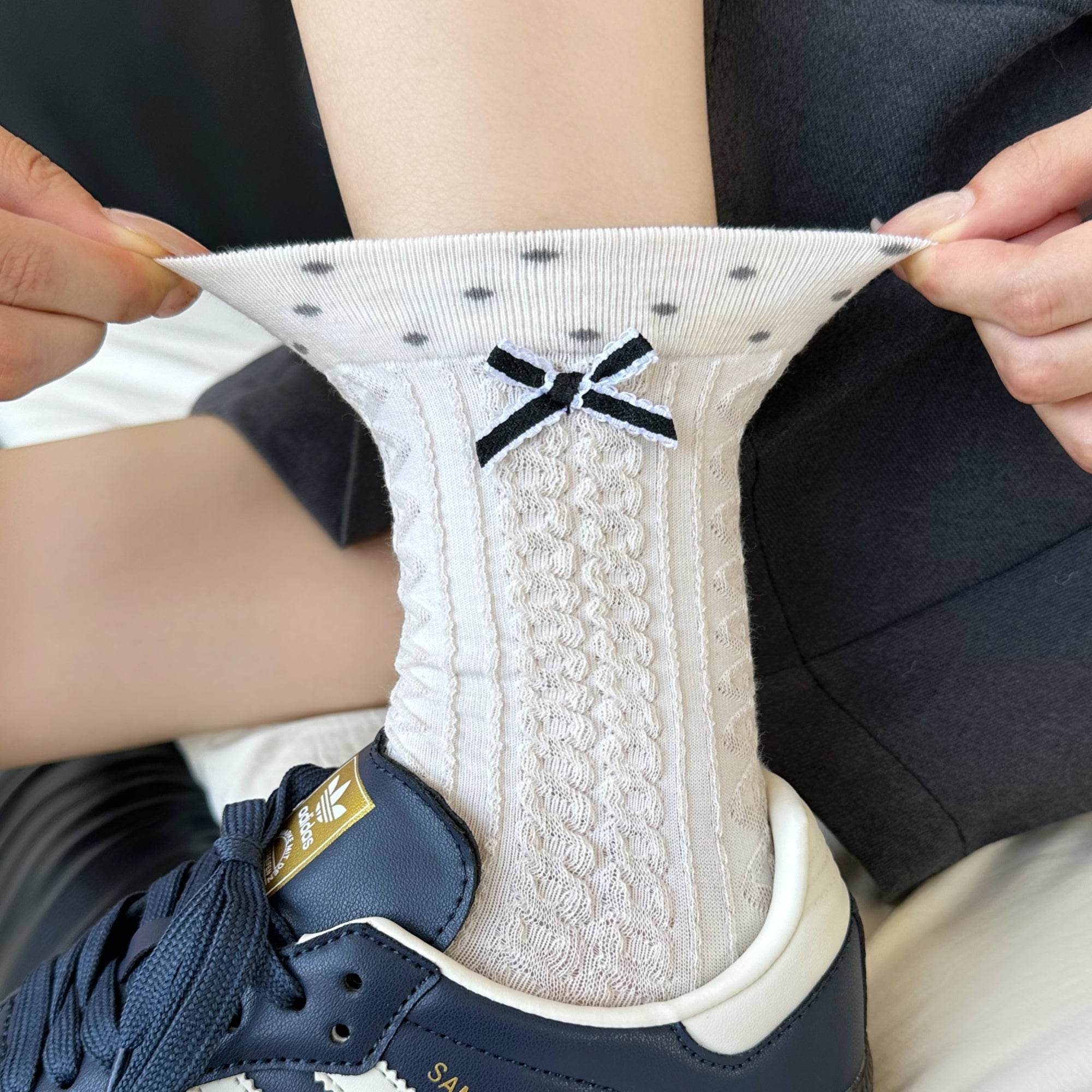 Women's Coquette Aesthetic Crew Socks - Single Pair