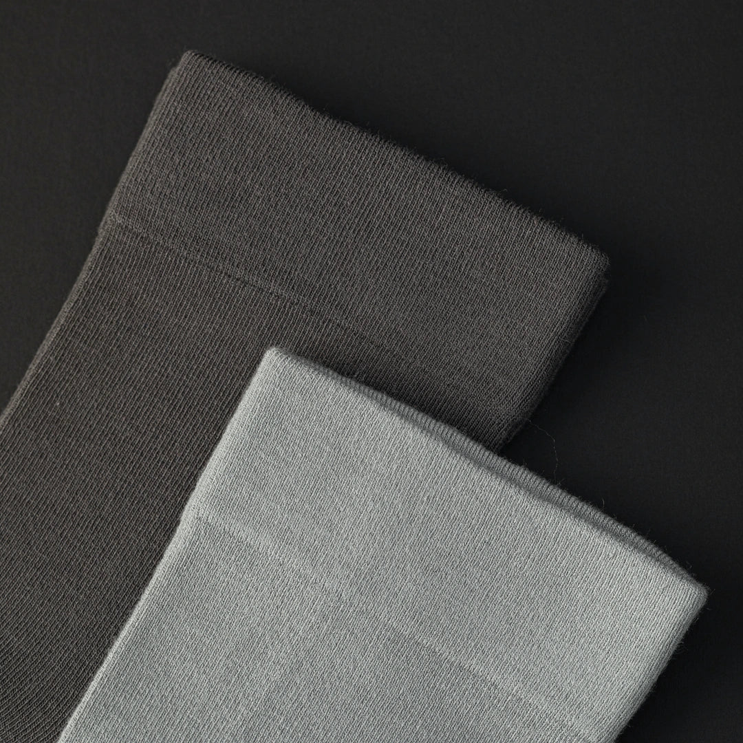 Men's 65% Modal & Mulberry Silk Blend Business Socks