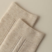 Silk Blend Cable Socks