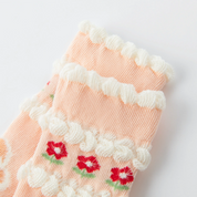 Baby & Toddler Sweet Bunny Garden Socks 4-Pack - sock set showing secure grip comfort