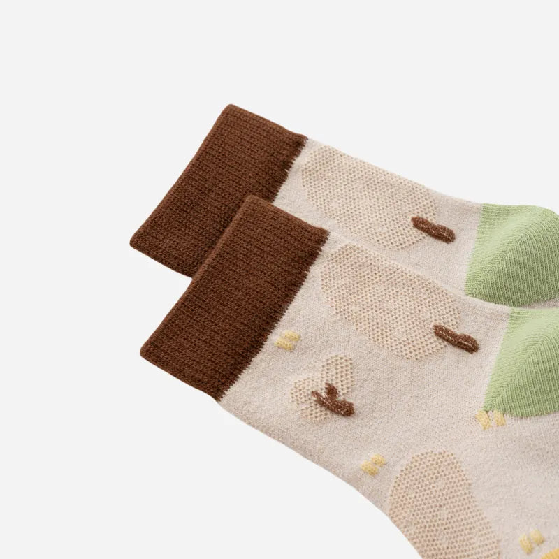 Babies' Forest Fiesta Ankle Socks -3 Pairs