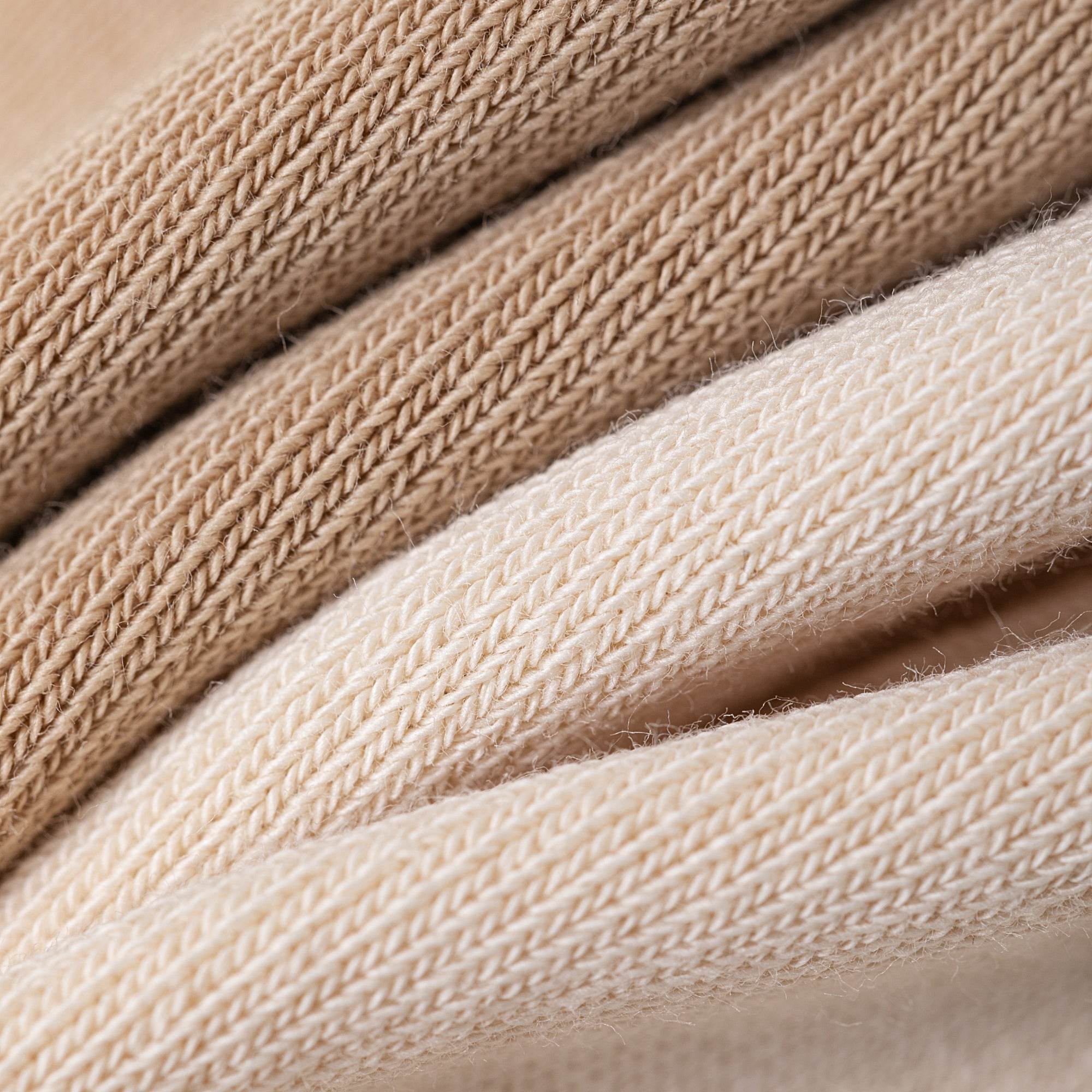 Women's Classic Solid Color Crew Socks - 5 Pairs