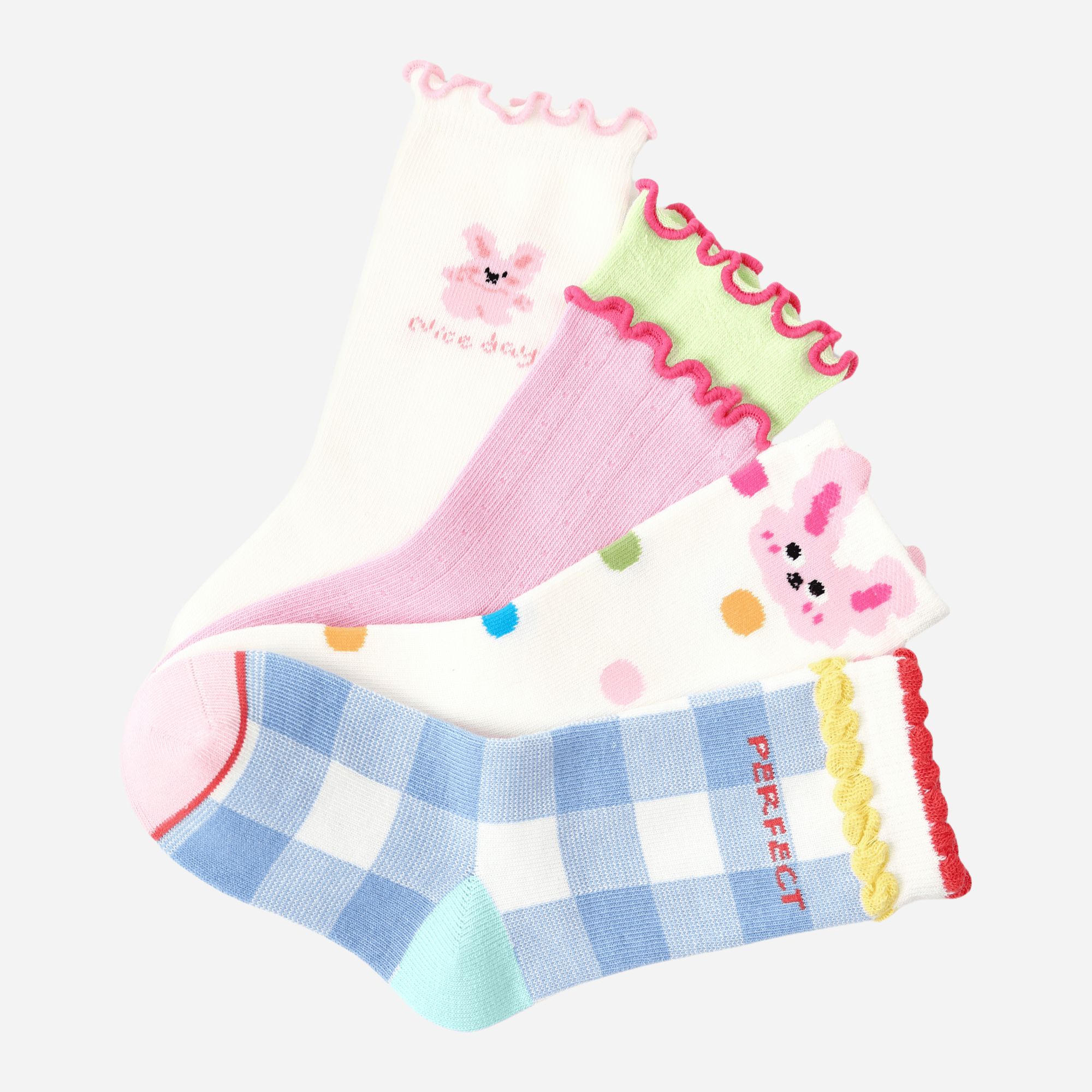 Kid's The Perfect Day Socks-4 pack - Weavasocks