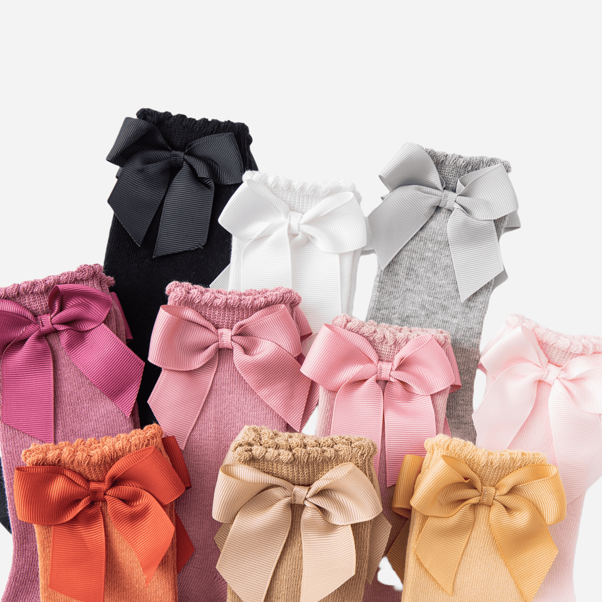 Babies The Grand Bow Knee-Highs-3 pack - Weavasocks