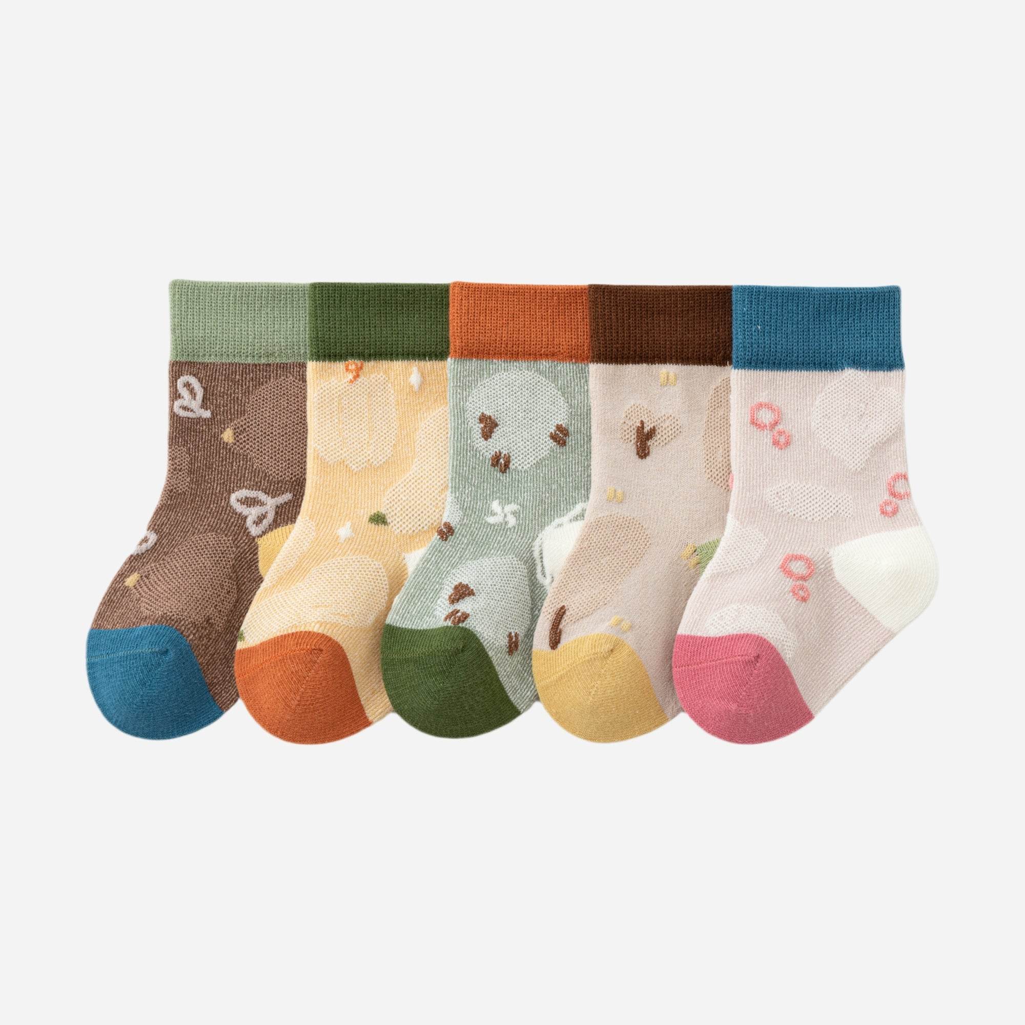 Babies' Forest Fiesta Ankle Socks -3 Pack - Weavasocks