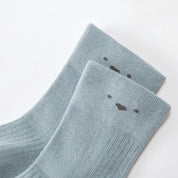 Baby’s Minimalist Line Art Ribbed Crew 4-Pack