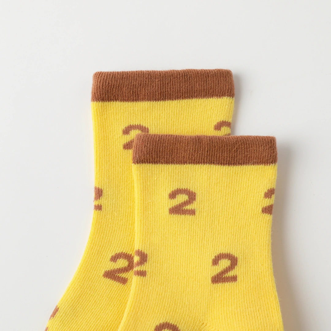 Baby's First Numbers & Shapes Long-Staple Cotton 4-Pack