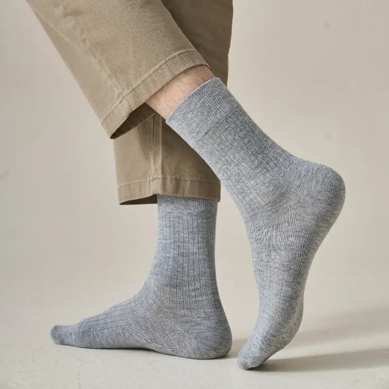 Men's Heritage Merino Wool Ribbed Socks
