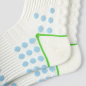 Cushioned Crew Socks - White
