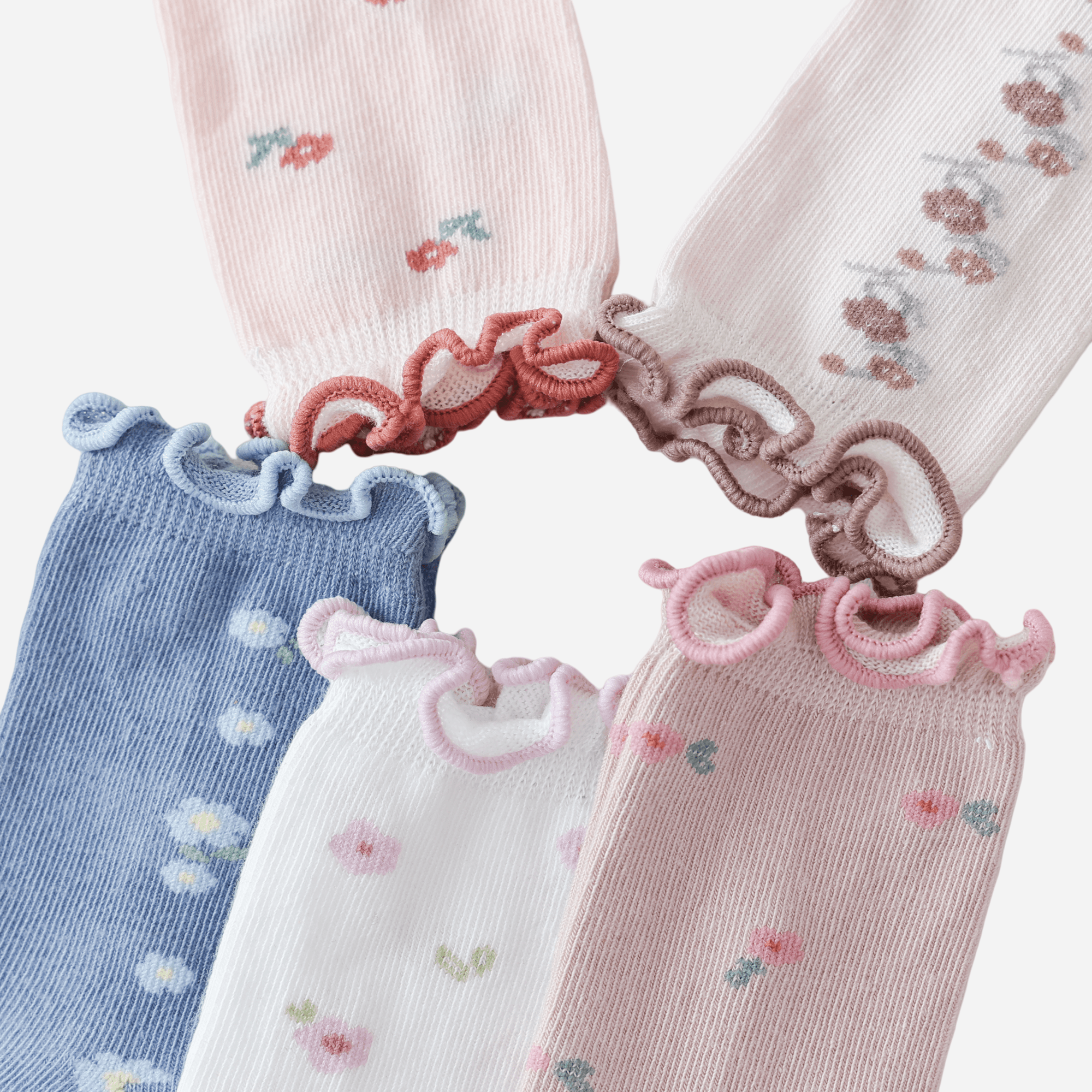Babies The Wildflower Socks-3 pack - Weavasocks